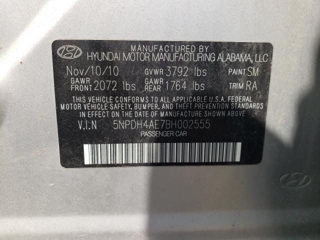 Photo 9 VIN: 5NPDH4AE7BH002555 - HYUNDAI ELANTRA GL 