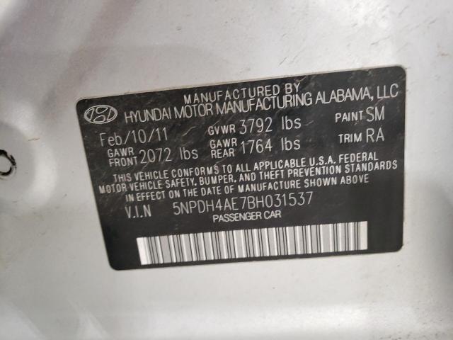 Photo 11 VIN: 5NPDH4AE7BH031537 - HYUNDAI ELANTRA 