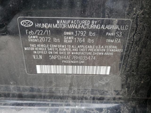 Photo 11 VIN: 5NPDH4AE7BH035474 - HYUNDAI ELANTRA GL 