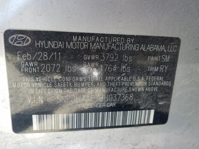 Photo 9 VIN: 5NPDH4AE7BH037368 - HYUNDAI ELANTRA GL 