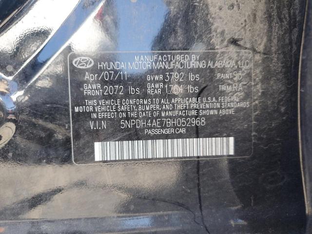 Photo 11 VIN: 5NPDH4AE7BH052968 - HYUNDAI ELANTRA 