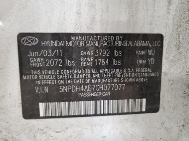 Photo 11 VIN: 5NPDH4AE7CH077077 - HYUNDAI ELANTRA 