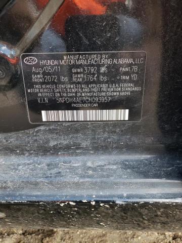 Photo 11 VIN: 5NPDH4AE7CH093957 - HYUNDAI ELANTRA GL 