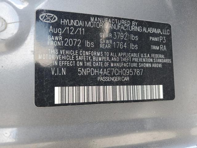 Photo 11 VIN: 5NPDH4AE7CH095787 - HYUNDAI ELANTRA 