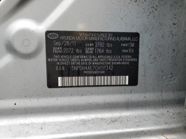 Photo 11 VIN: 5NPDH4AE7CH111342 - HYUNDAI ELANTRA 