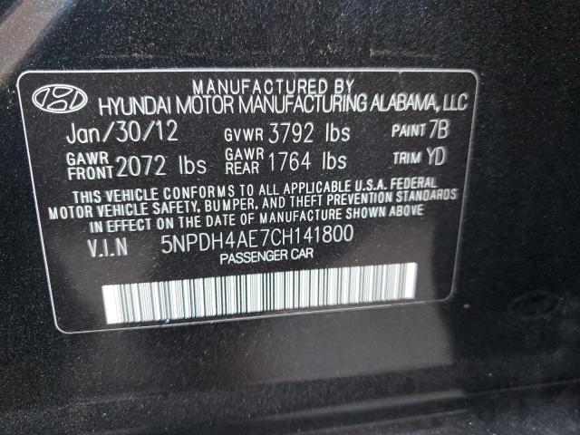 Photo 11 VIN: 5NPDH4AE7CH141800 - HYUNDAI ELANTRA 