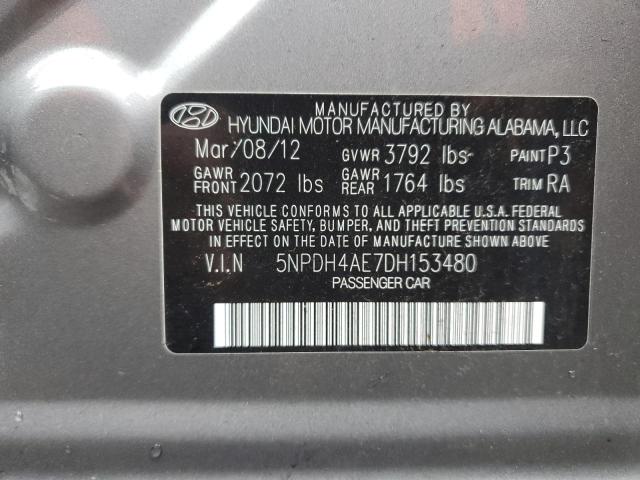 Photo 11 VIN: 5NPDH4AE7DH153480 - HYUNDAI ELANTRA 