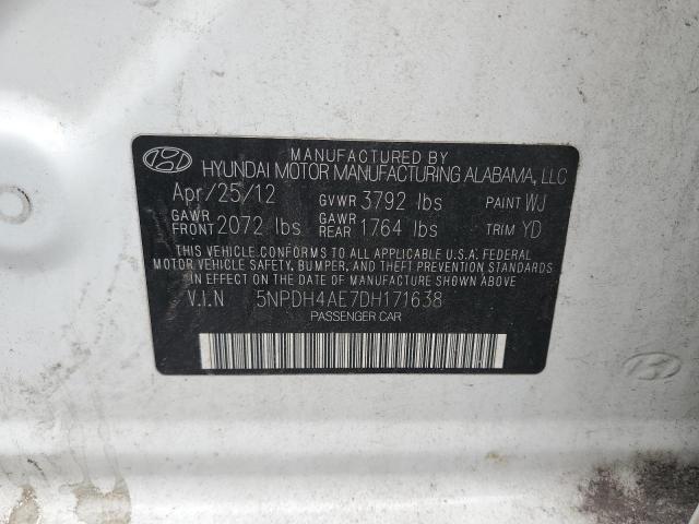 Photo 11 VIN: 5NPDH4AE7DH171638 - HYUNDAI ELANTRA GL 