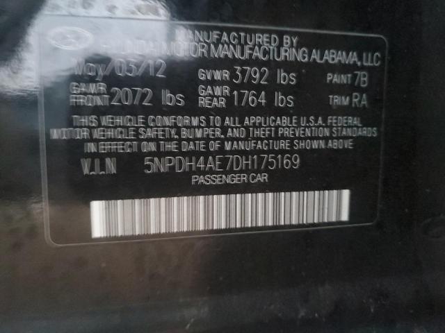 Photo 11 VIN: 5NPDH4AE7DH175169 - HYUNDAI ELANTRA GL 