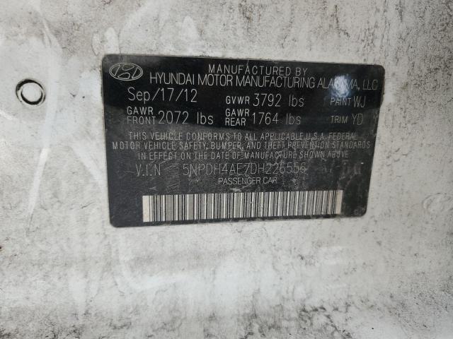 Photo 11 VIN: 5NPDH4AE7DH226556 - HYUNDAI ELANTRA GL 