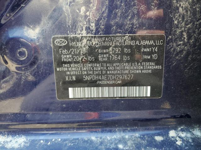 Photo 11 VIN: 5NPDH4AE7DH297627 - HYUNDAI ELANTRA 