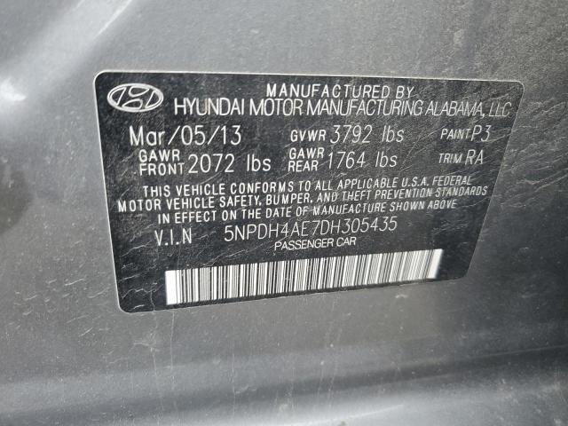 Photo 11 VIN: 5NPDH4AE7DH305435 - HYUNDAI ELANTRA 