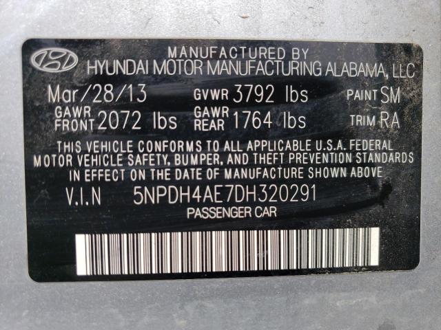 Photo 12 VIN: 5NPDH4AE7DH320291 - HYUNDAI ELANTRA 