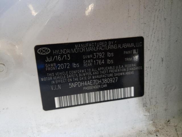 Photo 11 VIN: 5NPDH4AE7DH380927 - HYUNDAI ELANTRA 