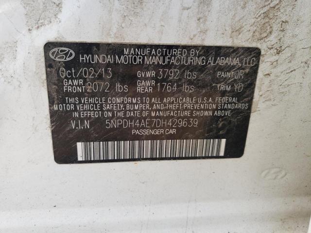 Photo 11 VIN: 5NPDH4AE7DH429639 - HYUNDAI ELANTRA GL 