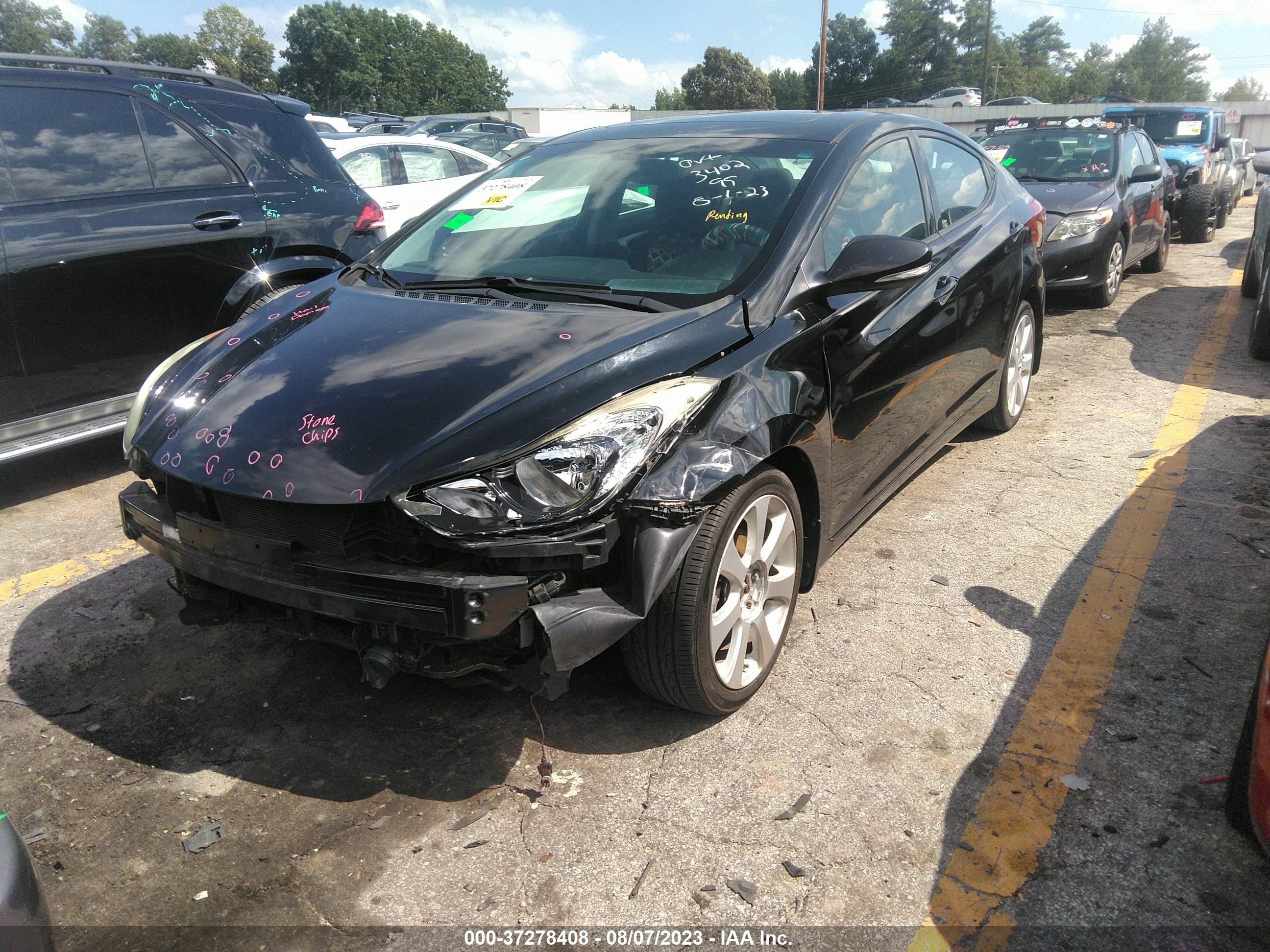 Photo 1 VIN: 5NPDH4AE7DH433402 - HYUNDAI ELANTRA 