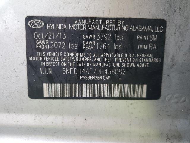 Photo 11 VIN: 5NPDH4AE7DH438082 - HYUNDAI ELANTRA 