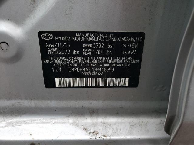 Photo 11 VIN: 5NPDH4AE7DH448899 - HYUNDAI ELANTRA 