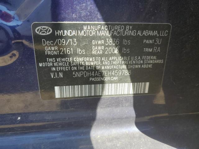 Photo 11 VIN: 5NPDH4AE7EH459788 - HYUNDAI ELANTRA 