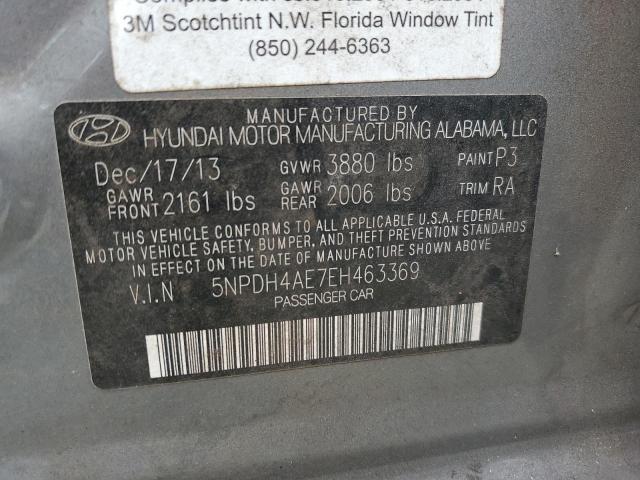 Photo 9 VIN: 5NPDH4AE7EH463369 - HYUNDAI ELANTRA SE 