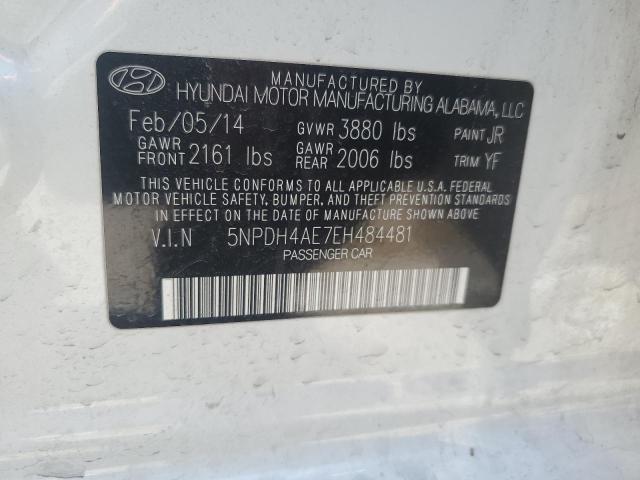 Photo 11 VIN: 5NPDH4AE7EH484481 - HYUNDAI ELANTRA SE 