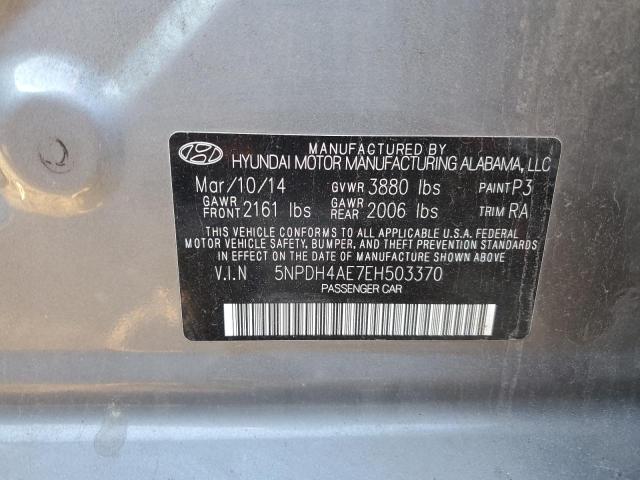 Photo 11 VIN: 5NPDH4AE7EH503370 - HYUNDAI ELANTRA SE 