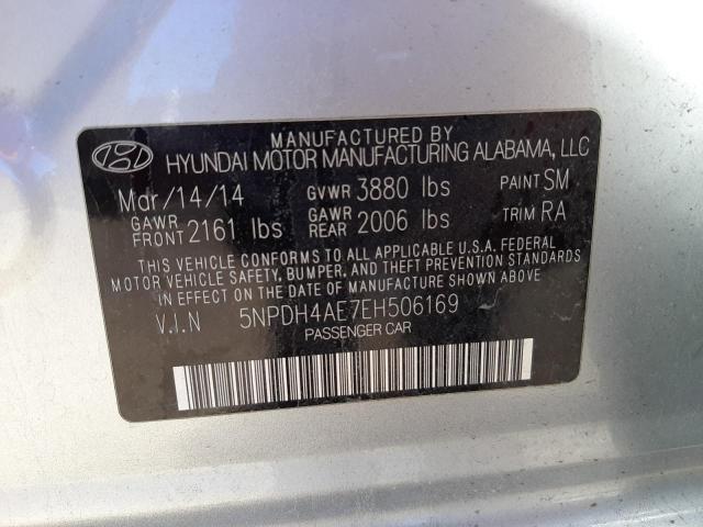 Photo 12 VIN: 5NPDH4AE7EH506169 - HYUNDAI ELANTRA SE 