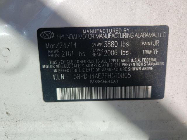 Photo 11 VIN: 5NPDH4AE7EH510805 - HYUNDAI ELANTRA SE 