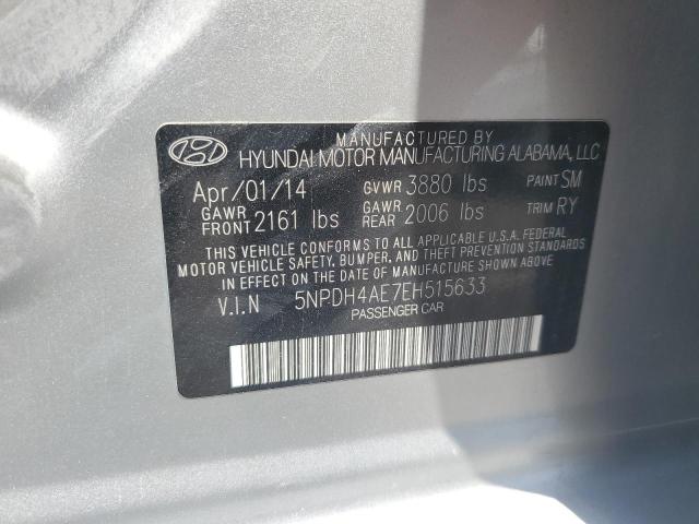 Photo 11 VIN: 5NPDH4AE7EH515633 - HYUNDAI ELANTRA SE 