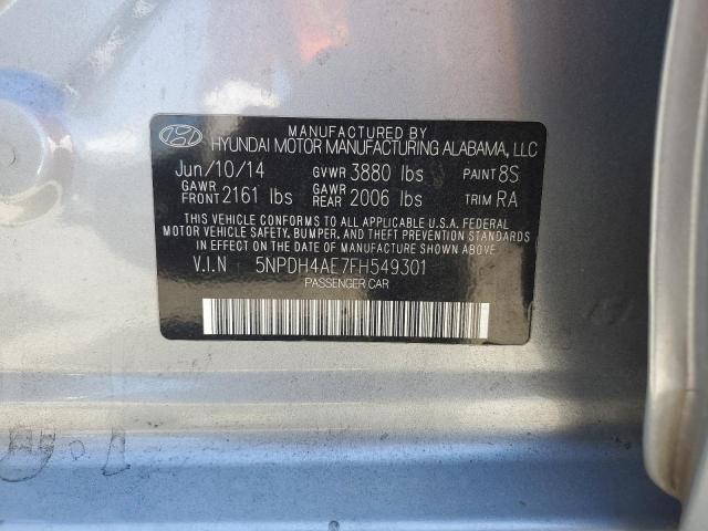 Photo 11 VIN: 5NPDH4AE7FH549301 - HYUNDAI ELANTRA 