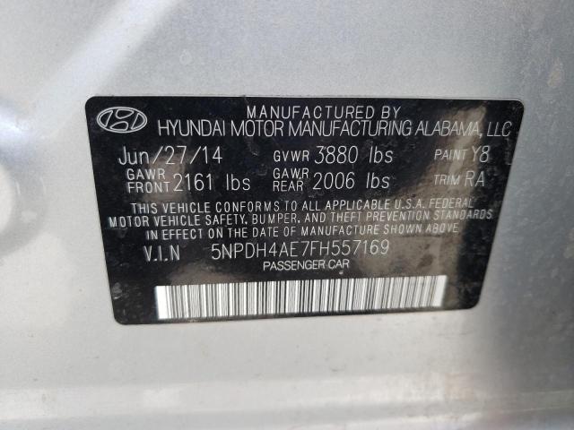 Photo 11 VIN: 5NPDH4AE7FH557169 - HYUNDAI ELANTRA 