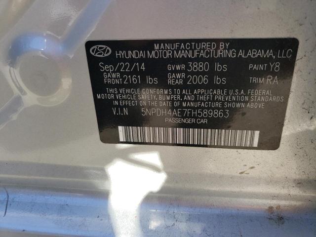 Photo 11 VIN: 5NPDH4AE7FH589863 - HYUNDAI ELANTRA 