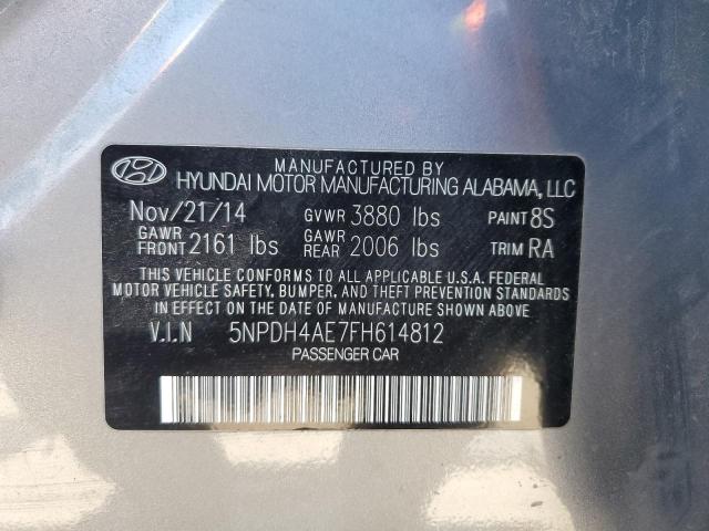 Photo 12 VIN: 5NPDH4AE7FH614812 - HYUNDAI ELANTRA 