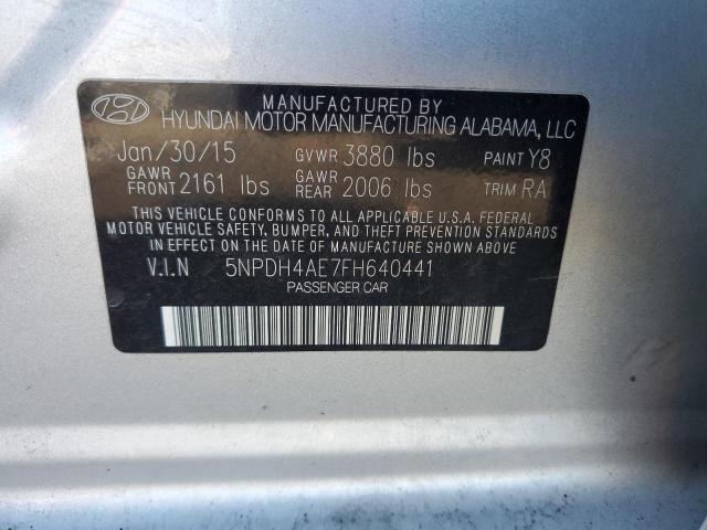 Photo 11 VIN: 5NPDH4AE7FH640441 - HYUNDAI ELANTRA SE 