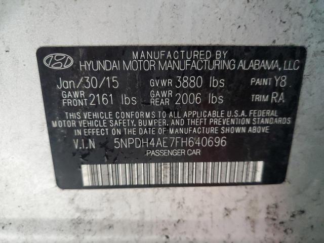 Photo 11 VIN: 5NPDH4AE7FH640696 - HYUNDAI ELANTRA 