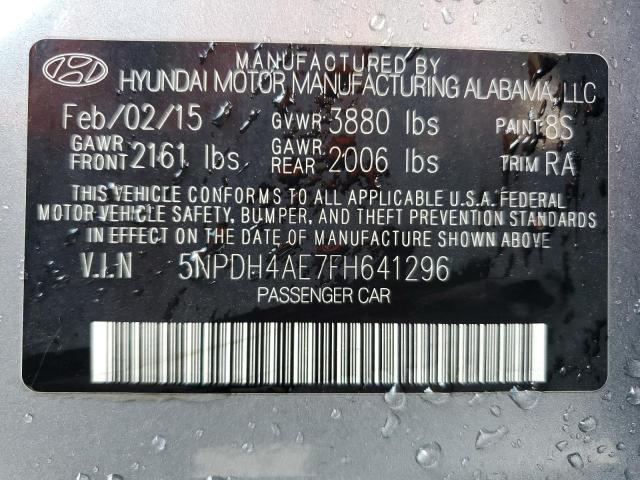 Photo 11 VIN: 5NPDH4AE7FH641296 - HYUNDAI ELANTRA 