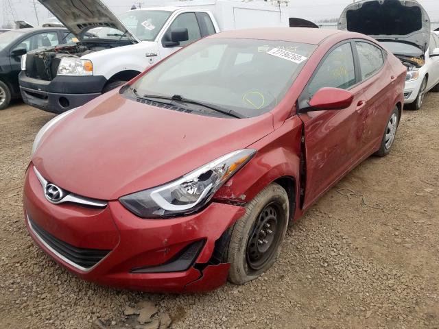 Photo 1 VIN: 5NPDH4AE7GH663932 - HYUNDAI ELANTRA SE 