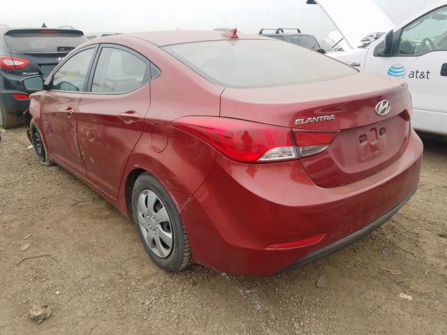 Photo 2 VIN: 5NPDH4AE7GH663932 - HYUNDAI ELANTRA SE 