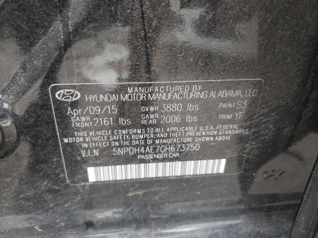 Photo 9 VIN: 5NPDH4AE7GH673750 - HYUNDAI ELANTRA 