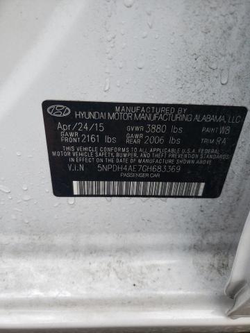 Photo 9 VIN: 5NPDH4AE7GH683369 - HYUNDAI ELANTRA 