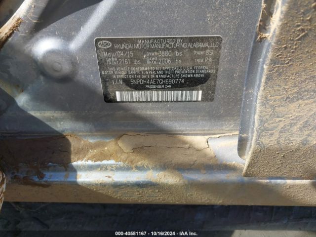 Photo 8 VIN: 5NPDH4AE7GH690774 - HYUNDAI ELANTRA 