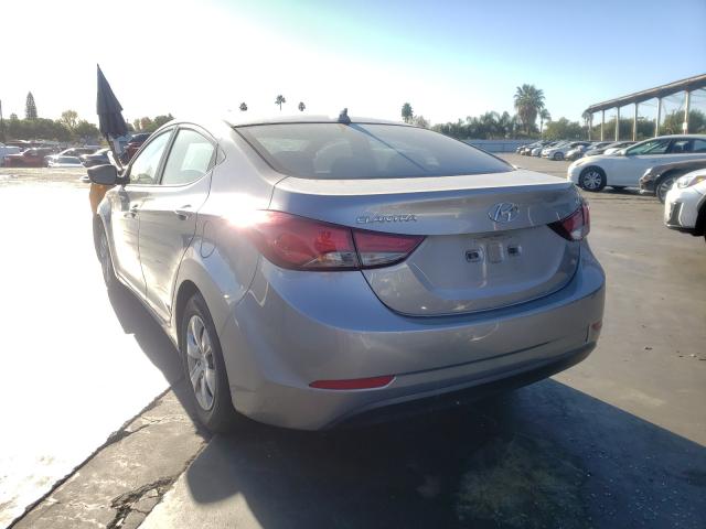 Photo 2 VIN: 5NPDH4AE7GH691410 - HYUNDAI ELANTRA SE 