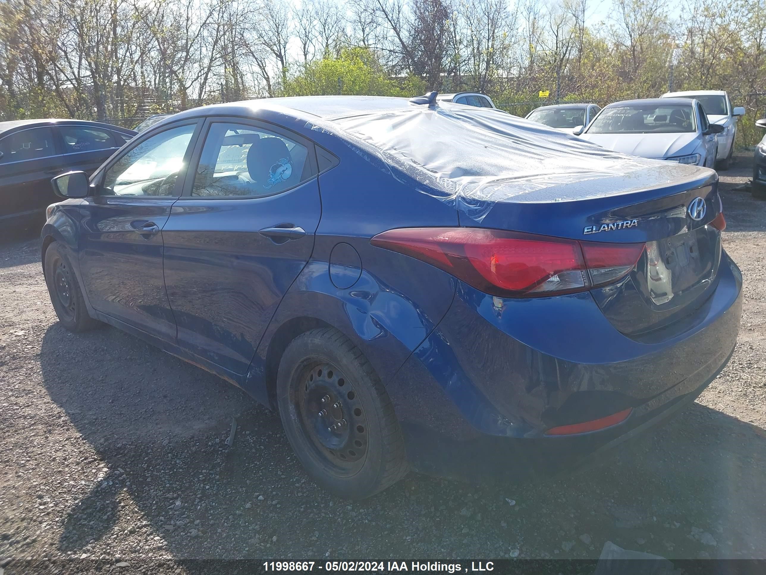 Photo 2 VIN: 5NPDH4AE7GH693044 - HYUNDAI ELANTRA 