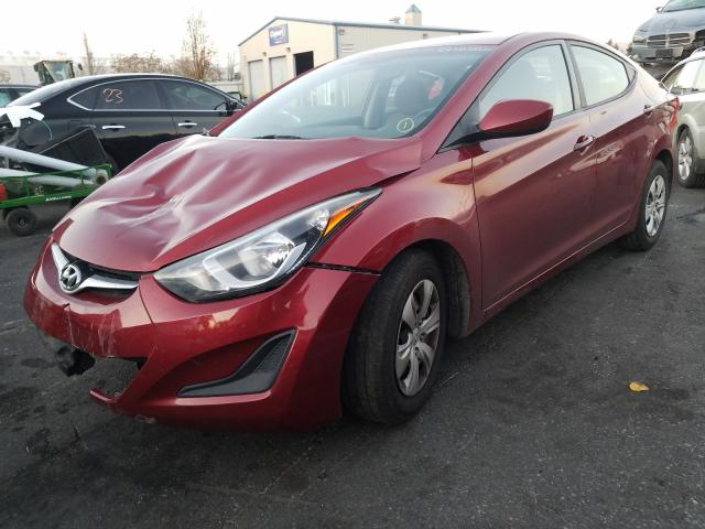 Photo 1 VIN: 5NPDH4AE7GH700610 - HYUNDAI ELANTRA SE 