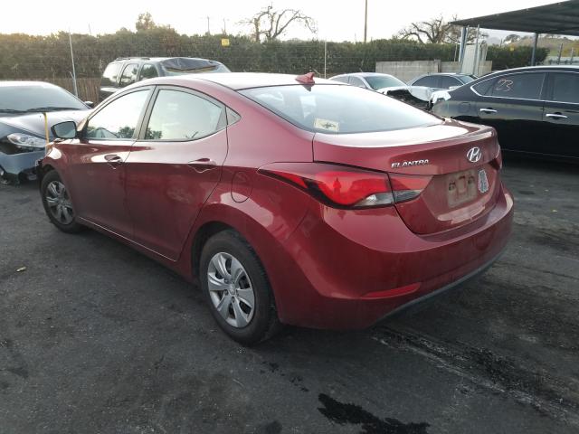 Photo 2 VIN: 5NPDH4AE7GH700610 - HYUNDAI ELANTRA SE 