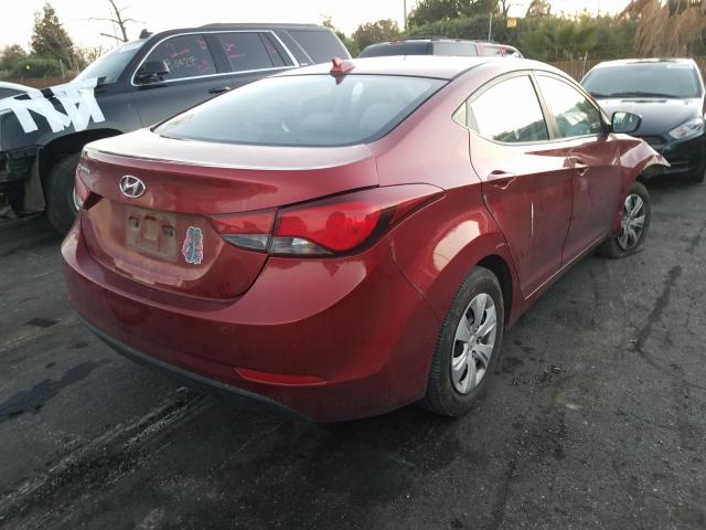 Photo 3 VIN: 5NPDH4AE7GH700610 - HYUNDAI ELANTRA SE 