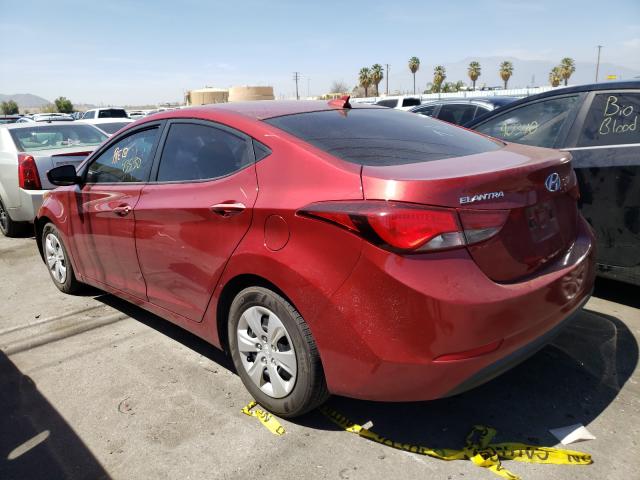 Photo 2 VIN: 5NPDH4AE7GH716581 - HYUNDAI ELANTRA SE 