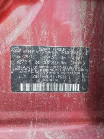 Photo 11 VIN: 5NPDH4AE7GH719500 - HYUNDAI ELANTRA 