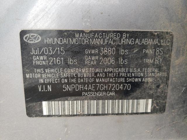 Photo 11 VIN: 5NPDH4AE7GH720470 - HYUNDAI ELANTRA SE 