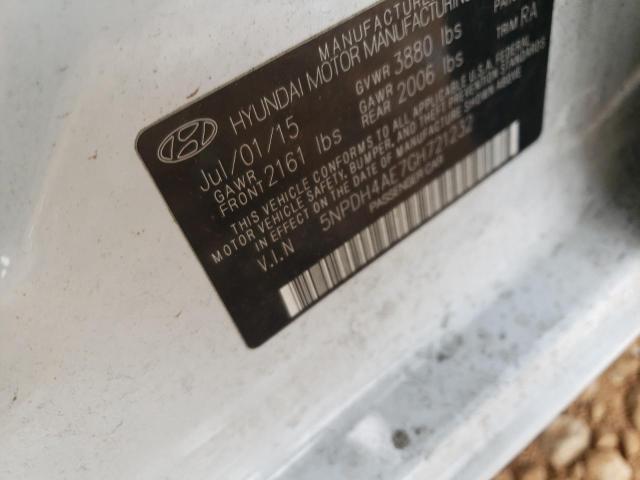 Photo 8 VIN: 5NPDH4AE7GH721232 - HYUNDAI ELANTRA SE 